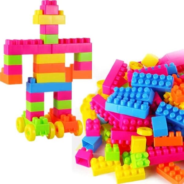 Bullet Blocks - Canister Set | Interlocking Multi-Colored Building Blocks for Creative Play - Image 3