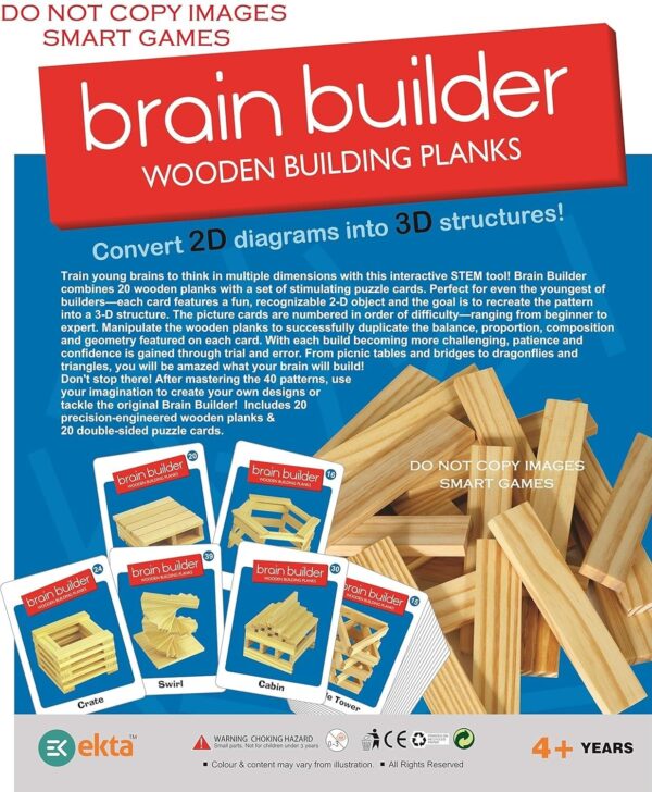 Brain Builder Set-1 – 2D to 3D Conversion Puzzle Set for Young Minds - Image 2