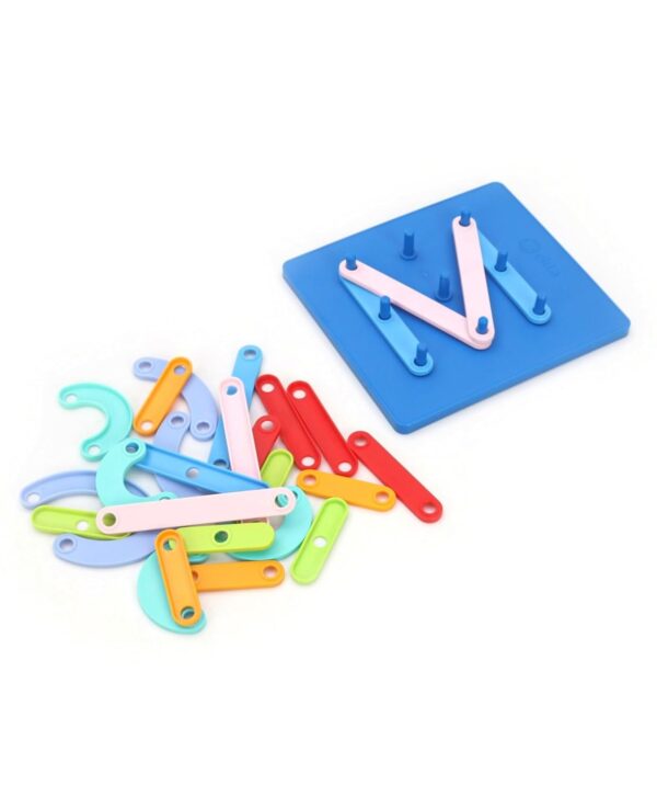 Plastic Alphabets Construction Puzzle Toys for 3 4 5 Year Old Girls Boys | ABC Learning & Educational Toy | Montessori Activity Toys for Kids | Building Blocks for Kids 3+ Year - Image 2