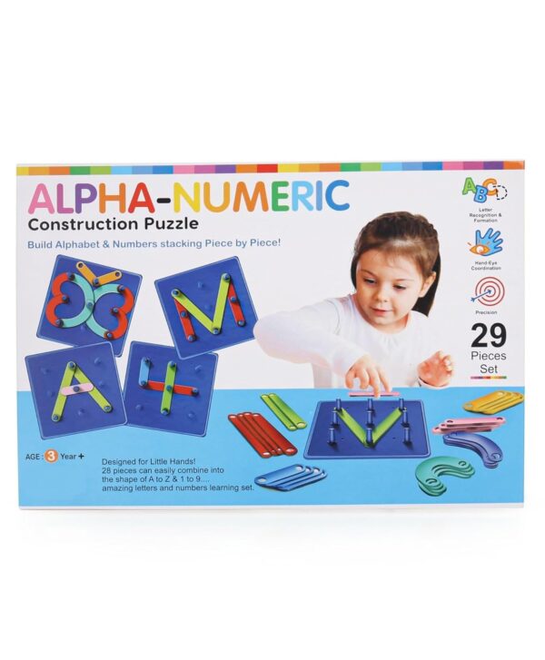 Plastic Alphabets Construction Puzzle Toys for 3 4 5 Year Old Girls Boys | ABC Learning & Educational Toy | Montessori Activity Toys for Kids | Building Blocks for Kids 3+ Year - Image 6