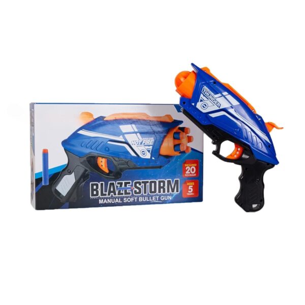 Kid Kraze® Blaze Storm Hot Fire Dart Gun Toy for Target Shooting | Fun Battle Action Indoor & Outdoor Game | Birthday Gift for Boys & Girls (Large)
