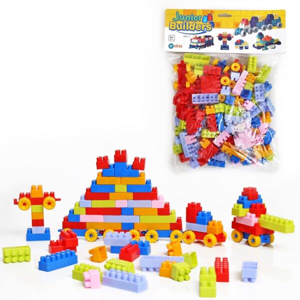 Junior Builders - Set No-1 | 155-Piece Educational Building Blocks for Creative Play - Image 2