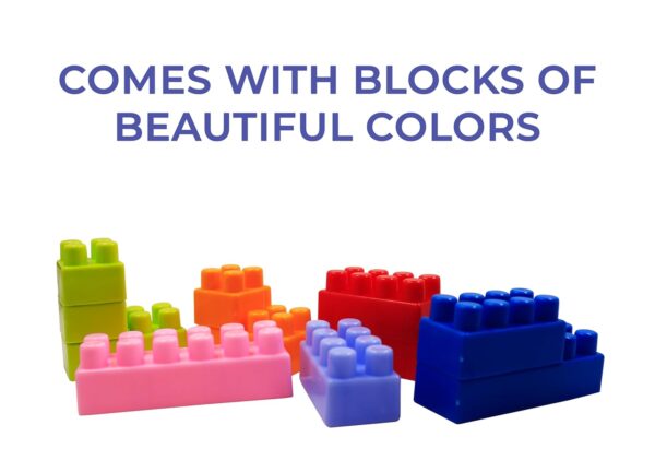 Junior Builders - Set No-3 | 230-Piece Quality Building Blocks with Play Tray for Creative Play - Image 3