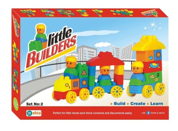 Little Builders Set-2 | 39-Piece Building Blocks for Creative Learning and Fun