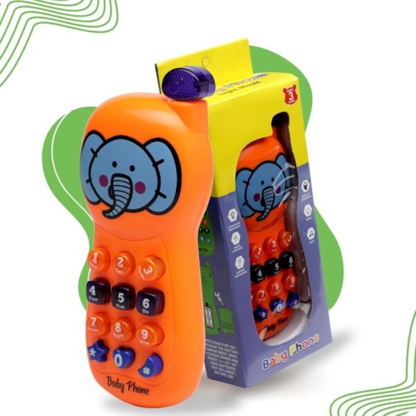 Kid Kraze® Battery Operated Role Play Musical Phone Toy for Kids/Baby/Girls/Boys, Power Source: 3xAA Battery (Not Included)