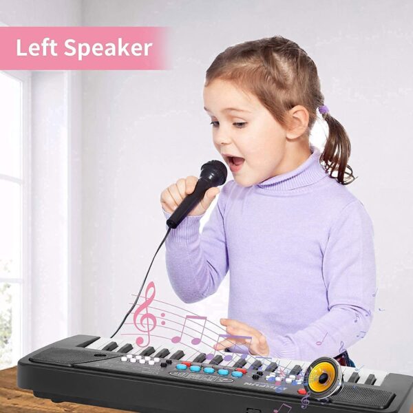 Kid Kraze® Portable Electronic Keyboard Piano - 61 Keys Piano Keyboard for Beginners & Professionals, with LCD Display & Microphone - Multifunctional Digital Piano for Kids & Adults - Image 4