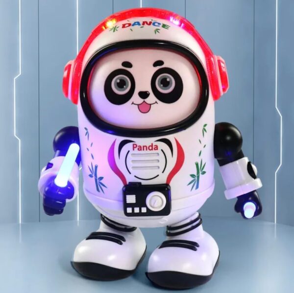 KID KRAZE Battery-Operated Dancing Panda: Lights, Sound, and Musical Delight (Red) - Image 2