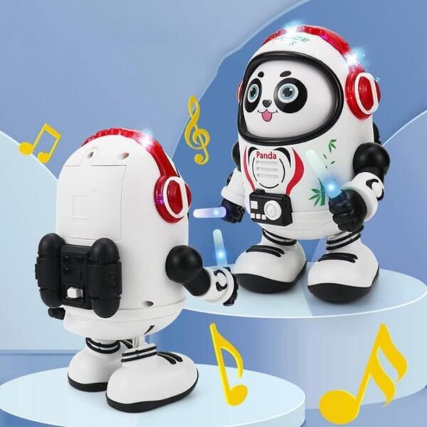 KID KRAZE Battery-Operated Dancing Panda: Lights, Sound, and Musical Delight (Red) - Image 3
