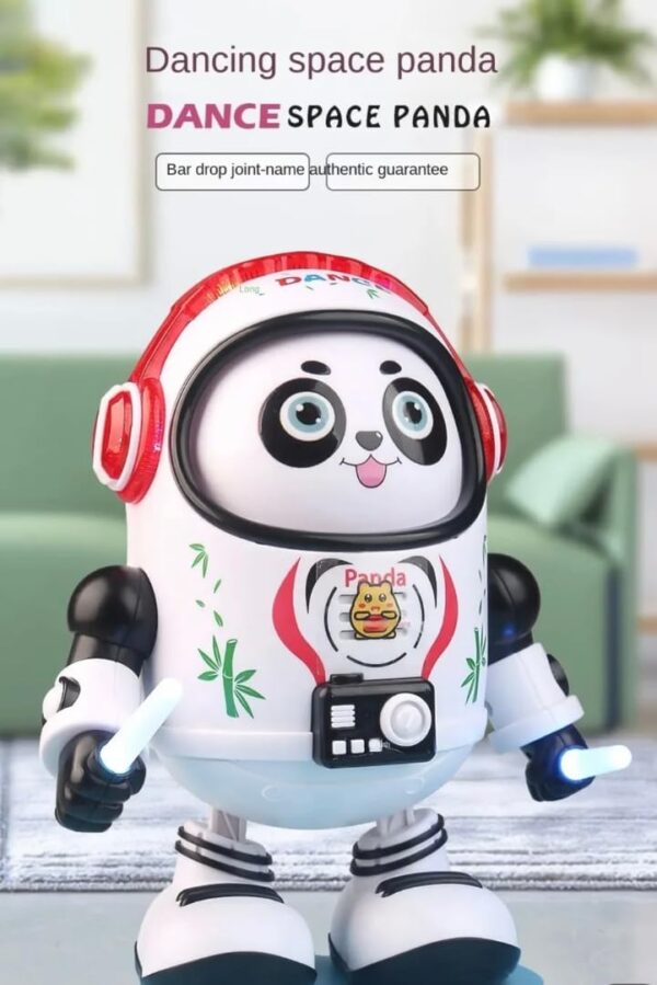 KID KRAZE Battery-Operated Dancing Panda: Lights, Sound, and Musical Delight (Red) - Image 5