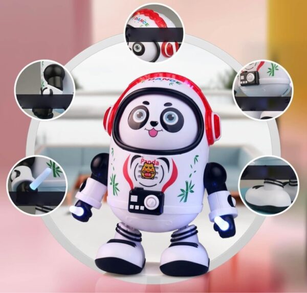 KID KRAZE Battery-Operated Dancing Panda: Lights, Sound, and Musical Delight (Red) - Image 6