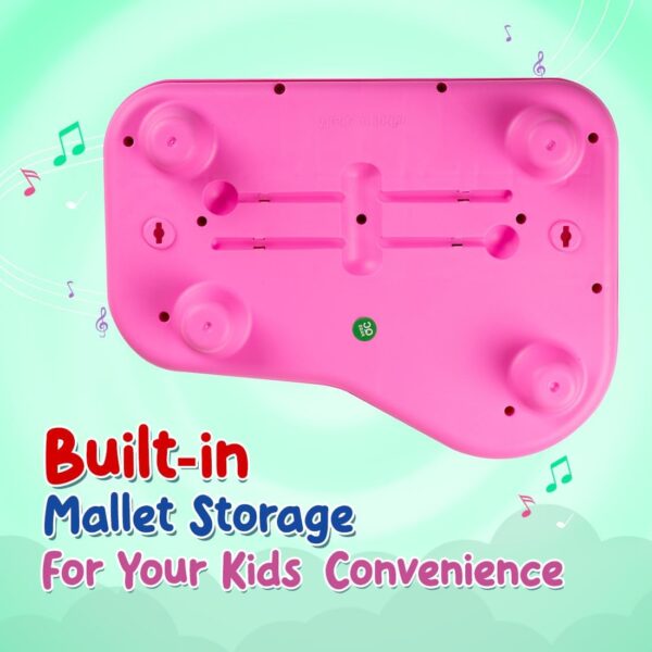 Kid Kraze® 2 in 1 Baby Piano Xylophone Toy for Toddlers 1-3 Years Old | 8 Multicolored Keys, Keyboard Xylophone Piano, Musical Learning Instrument Toy - Image 5