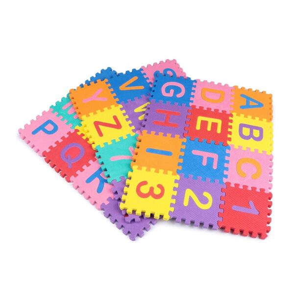 KID KRAZE Alphabet and Number Mini Puzzle Mat for Kids Learning & Fun Purpose [Suitable for Above 2 Years Children][36 Pcs.] - Image 5