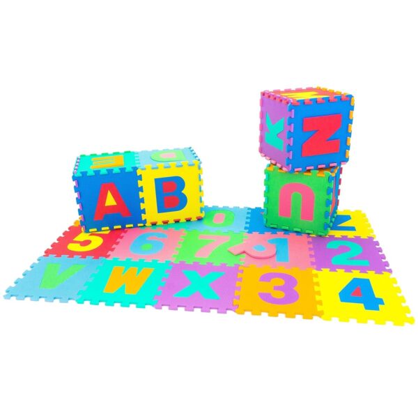 KID KRAZE Alphabet and Number Mini Puzzle Mat for Kids Learning & Fun Purpose [Suitable for Above 2 Years Children][36 Pcs.] - Image 6