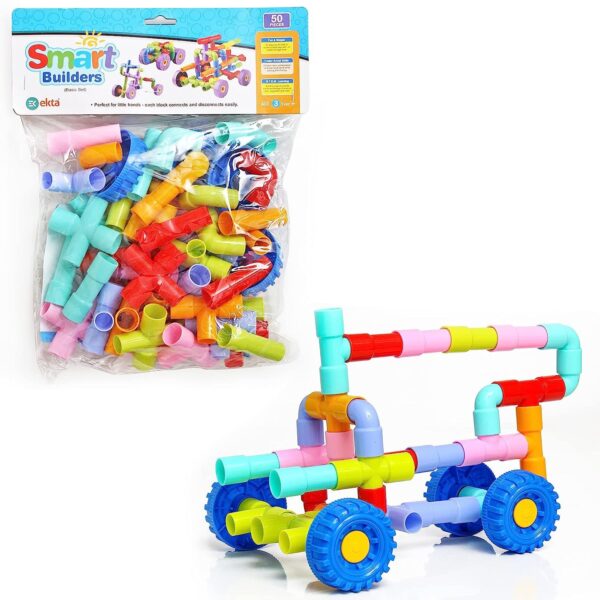 Smart Builders - Basic Set | Creativity & Imagination Building Blocks for Kids