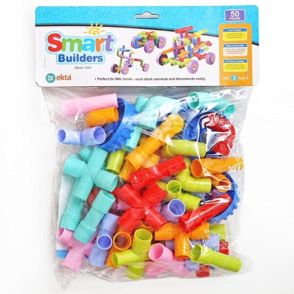 Smart Builders - Basic Set | Creativity & Imagination Building Blocks for Kids - Image 4